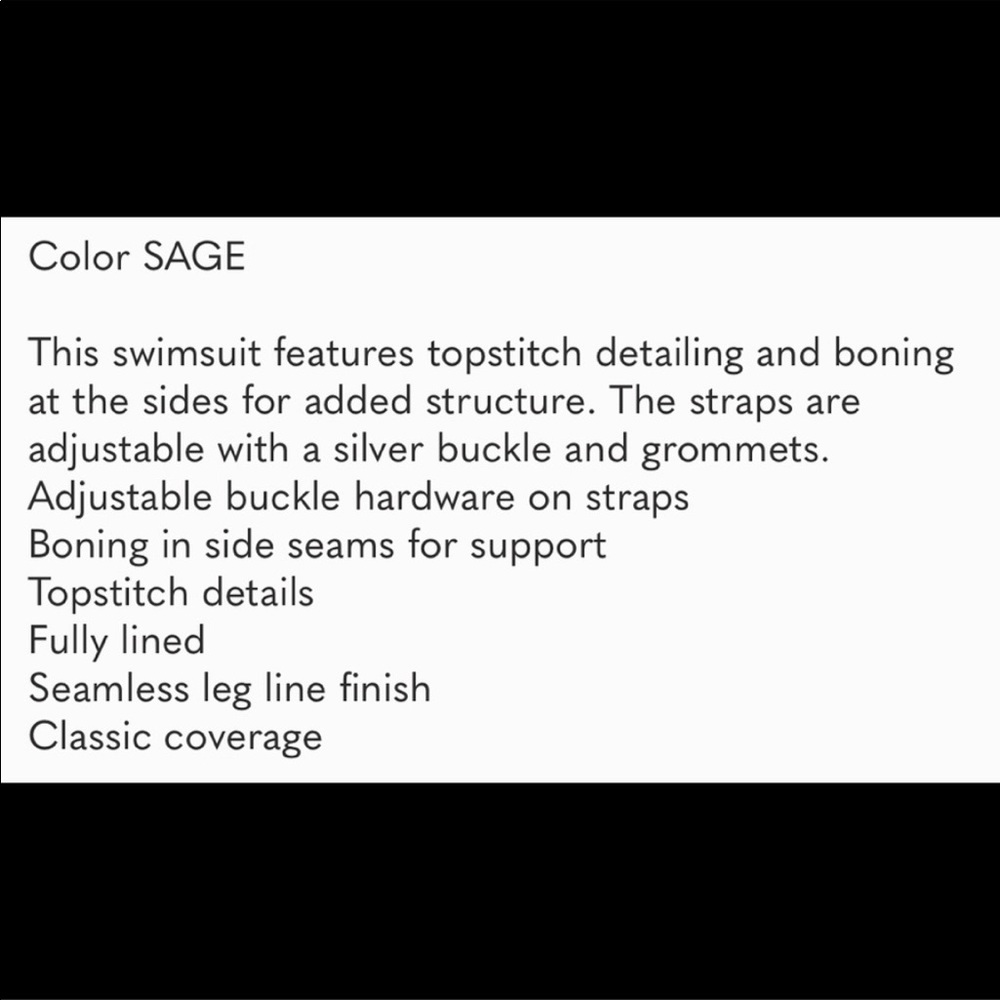 Revel Rey Hunter one piece swimsuit -Sage- - Picture 8 of 8